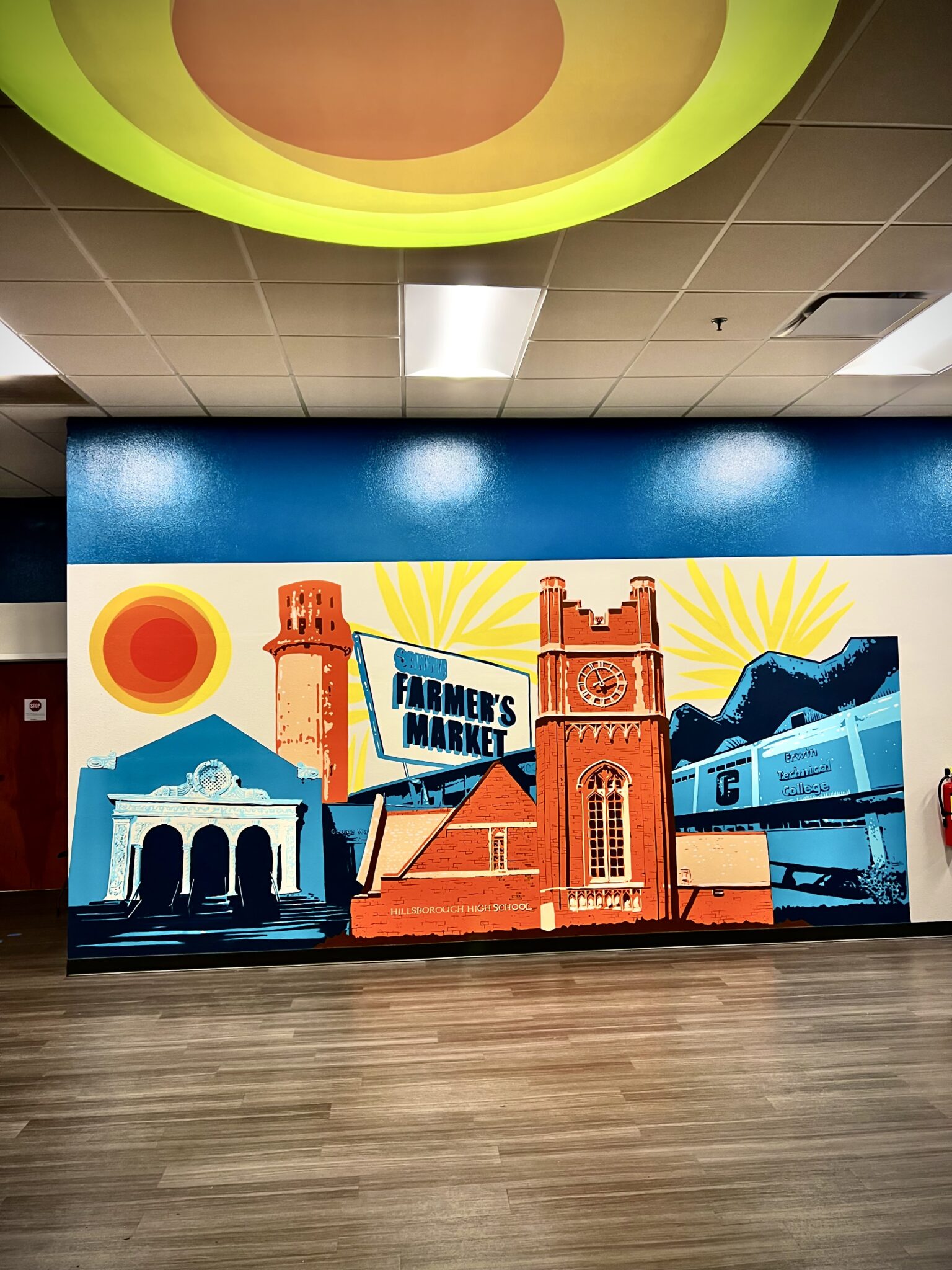 SaintPaintArts mural artwork for Clearwater businesses