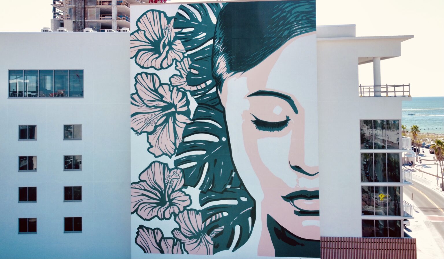 SaintPaintArts mural artwork for Clearwater Beach businesses