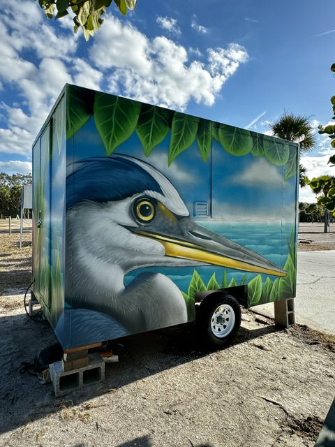 SaintPaintArts mural artwork for Dunedin businesses