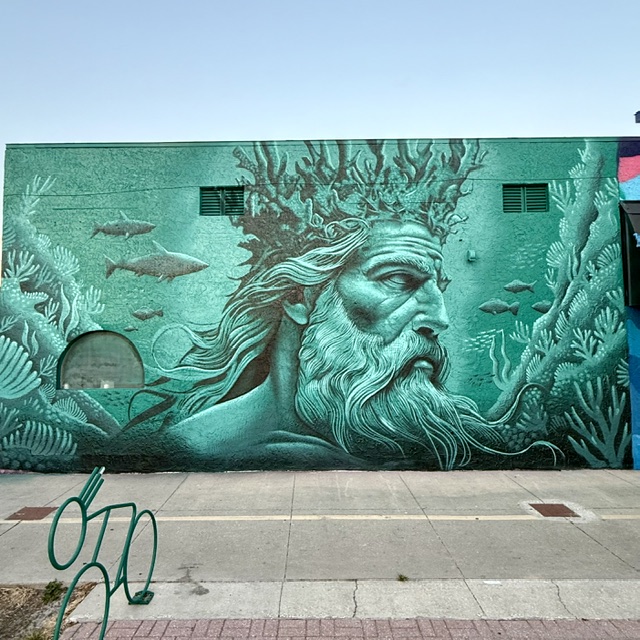 SaintPaintArts mural artwork for Gulfport businesses