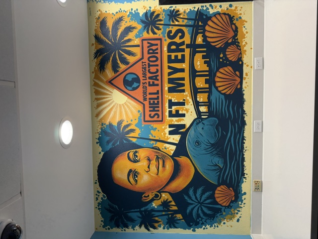 SaintPaintArts mural artwork for Seminole businesses